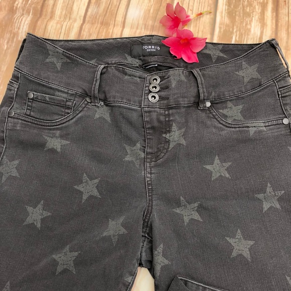torrid Denim - TORRID Black Star Jeans!! David Bowie 35” waist